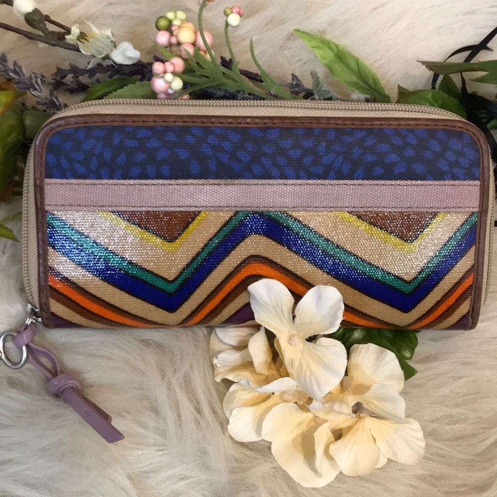 Fossil Coated Canvas Wallet - image 2